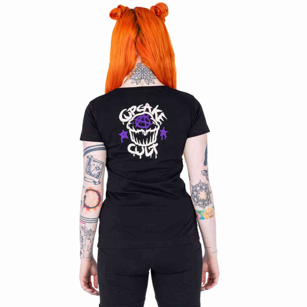 Cupcake Cult - Cupcake Bat Damen TShirt - Schwarz